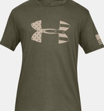 UA Freedom Tonal BFL Tee T-Shirt Under Armour Marine OD Green Small 