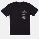 RVCA Tiger Beach T-Shirt T-Shirt RVCA BLACK Large 