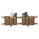 Spiritus Systems 34 Alpha Chest Rig built out with multiple pouches and accessories, showcasing the platform's modularity and load-carrying capability.