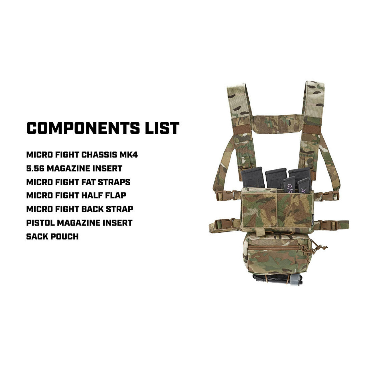 Spiritus Micro Fight Chassis Mk4 | Modular Chest Rig Base