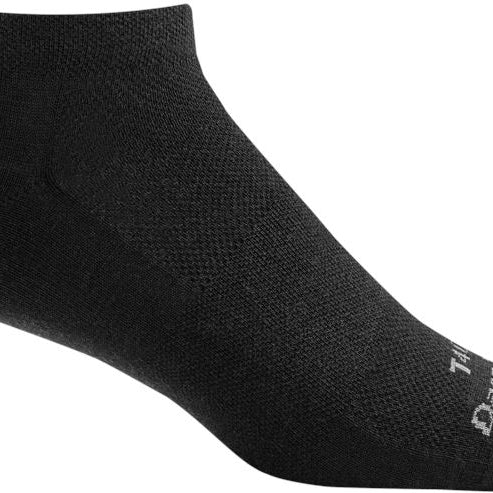 Darn Tough No Show Cushion PT Sock Socks Darn Tough Vermont Small Black 