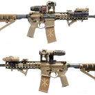 Unity FAST Aimpoint Micro Mount 2.26 mounted on carbine with Micro red dot optic showing streamlined profile for modern tactical setups