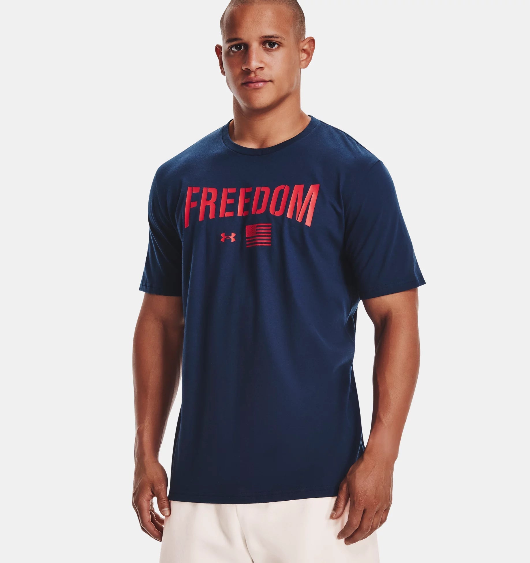 UA Freedom Lockup Flag Tee T-Shirt Under Armour 