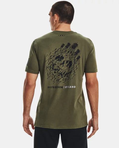 UA Freedom By Land Tee T-Shirt Under Armour 