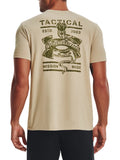 UA Freedom Amp Tee Graphic Tee Under Armour Coyote Brown Small 