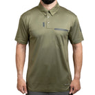 MTHD Climate Polartec® Power Dry® Polo L1 - NO RETURNS Apparel MTHD Burnt Olive Medium 