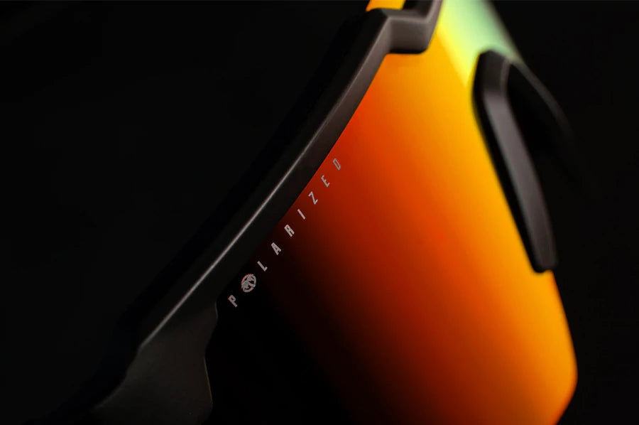 Heat Wave Future Tech Z87+ Sunblast Polarized Sunglasses Heat Wave 