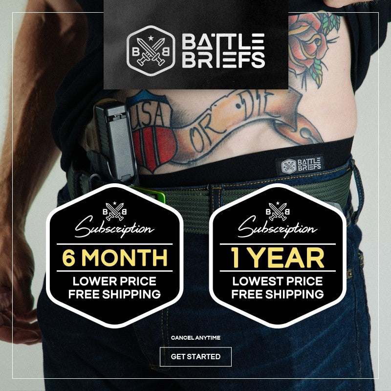 Battle Briefs Monthly SUBSCRIPTION Underwear Battle Briefs 
