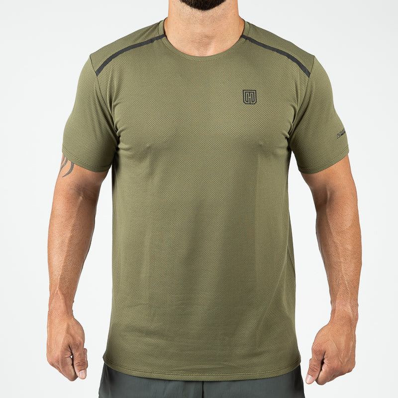 MTHD Delta Tech Tee Base Layer Top MTHD Burnt Olive Large 