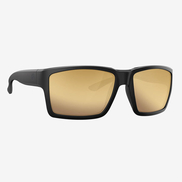 Magpul Explorer XL Polarized Eyewear Sunglasses Magpul Matte Black Bronze w/ Gold Mirror 